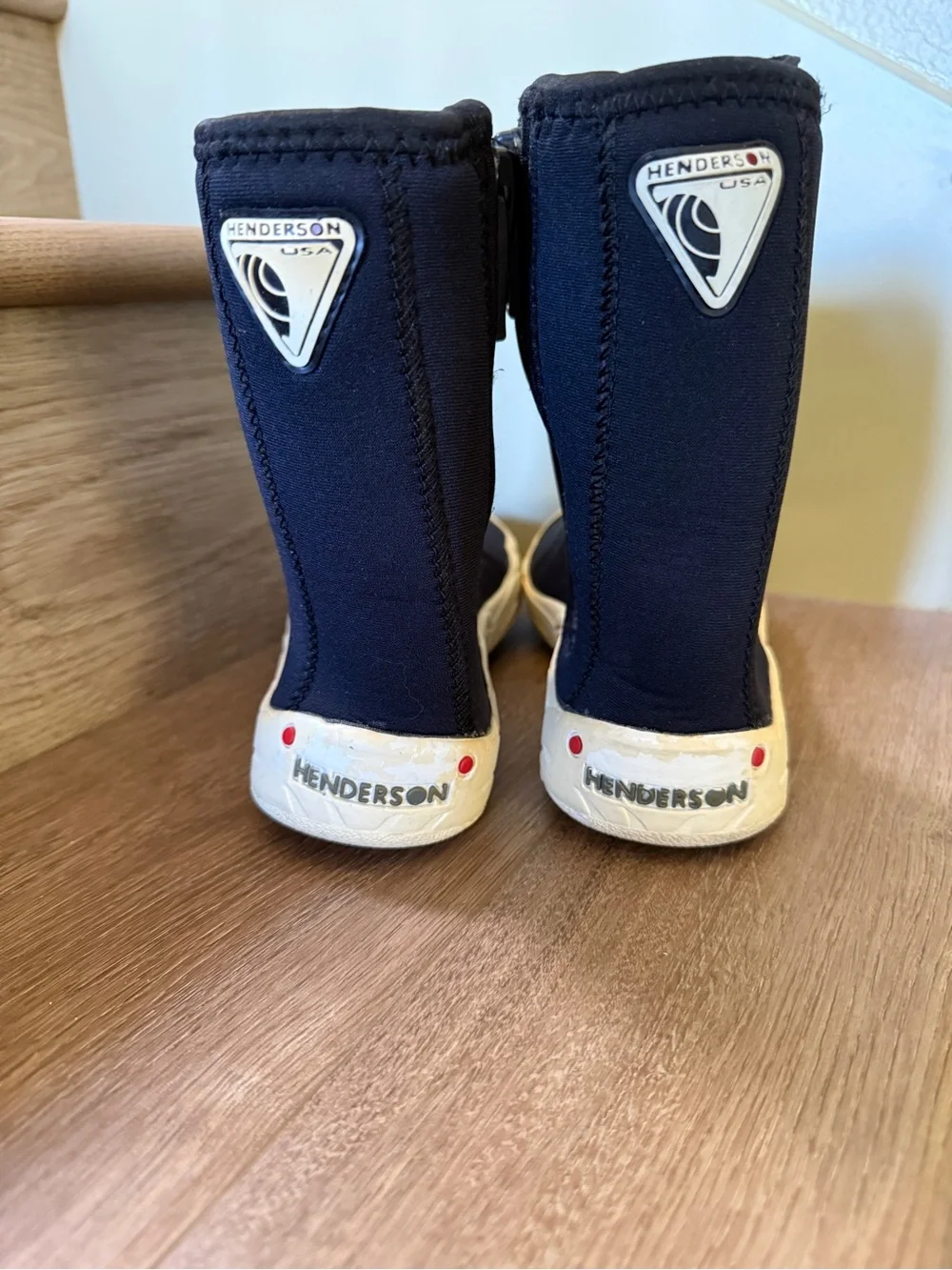 Men's Diving Boots By Henderson size 8 Neoprene Zip Ankle Boots SCUBA